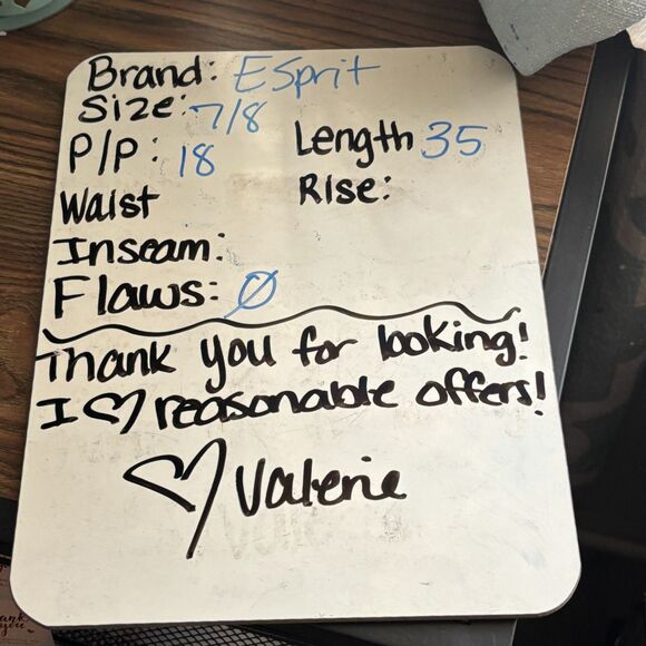 Vintage Esprit True Wrap Button Close Floral Mid Length Dress Size 7/8 - Picture 9 of 9